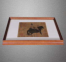 甘泉书画装裱配框服务案例